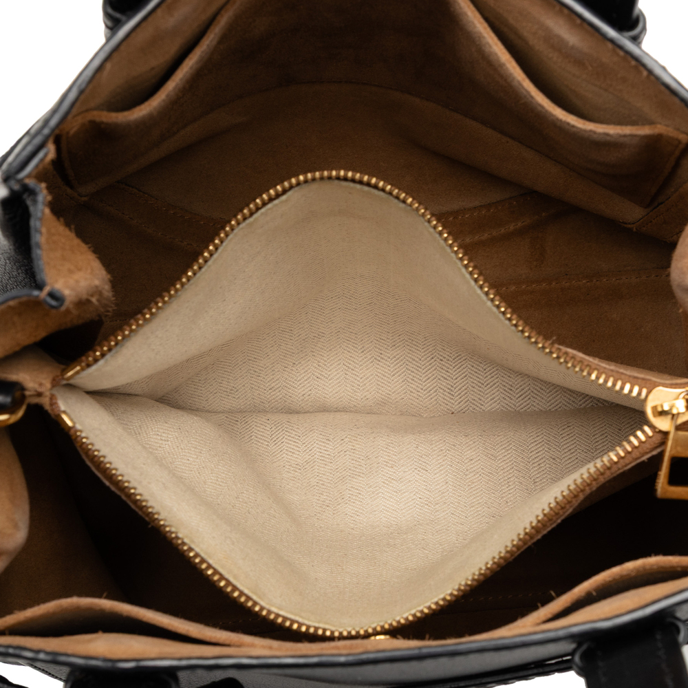Pre-Loved LOEWE Small Leather Gate Top Handle Bag - Picture 4 of 9